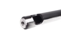 Zwart stuur, buisdiameter 22 mm, gebogen, universele bevestiging Triumph universell