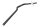 Zwart stuur, buisdiameter 22 mm, gebogen, universele bevestiging Triumph universell