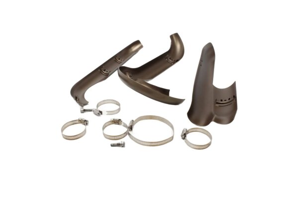 Auspuff Hitzeschutz Set Auspuffschutz Schellen Harley-Davidson FXDR 1868 21-21