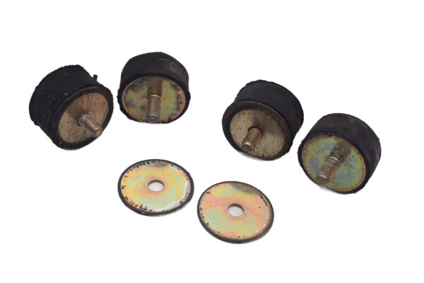 Rubber buffer vibration damper set with screws BMW K 1100 RS K589 0522 92-96