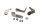 Trim panel holder, metal mount, left/right BMW K 1100 RS K589 0522 92-96