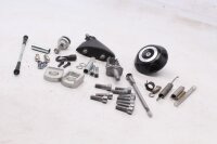 Screw set, spring, footrest pedals, spacers, Triumph Triumph universell
