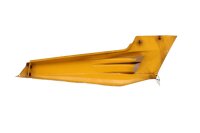 Bagerste venstre sidepanel, gul/hvid, 4037099881 Ducati 906 Paso ZDM906 89-92