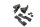 Monteringssats för sätesfäste, sätesfäste BMW R 1200 GS K25 0307 R12 04-07
