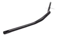 Black handlebars, 22mm/28mm, universal tubular handlebars for motorcycle conversions Triumph universell