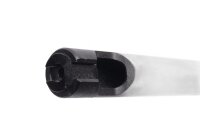 Black handlebars, 22mm/28mm, universal tubular handlebars for motorcycle conversions Triumph universell