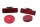 Rückstrahler Reflektor Set universal rund rechteckig rot Triumph universell