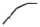 Lenker schwarz gebogen 22mm 28mm Universal Street Naked Triumph universell