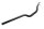 Lenker schwarz gebogen 22mm 28mm Universal Street Naked Triumph universell