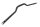 Lenker schwarz gebogen 22mm 28mm Universal Street Naked Triumph universell