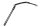 Tapered handlebar, black, 22mm/32mm cable routing Triumph universell