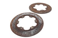 Dischi freno anteriori forati, coppia di sistemi frenanti, arrugginiti Ducati 906 Paso ZDM906 89-92