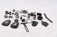 Schroevenset, borgplaten, rubberen bussen, afstandhouders, houders Triumph universell