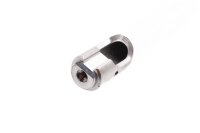 Zilverkleurig stuur, 22 mm/28 mm, gebogen, universele aluminium buis Triumph universell