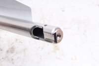 Zilverkleurig stuur, 22 mm/28 mm, gebogen, universele aluminium buis Triumph universell