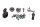 Gearshift lever ball stud deflection lever assembly Triumph universell