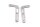 Radiator mounting bracket set right left radiator mounting Triumph universell