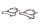 Topplockspackningssats fram bak Yamaha XV 535 H Virago 2YL 88-95