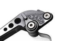 Justerbart koblingsgreb med foldemekanisme, sort, KBR 51800 Triumph universell