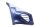 Left side panel trim, ventilation grille BMW K 1100 RS K589 0522 92-96
