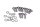 Brake disc bolt set front left right BMW K 1100 RS K589 0522 92-96