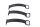 Luftfilter Halteklammer Set Luftfilterkasten BMW K 1100 RS K589 0522 92-96