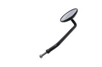 Left-hand side handlebar mirror, round, black Triumph...
