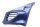 Right side panel, air vent, blue BMW K 1100 RS K589 0522 92-96