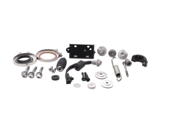 Screw set, bracket set, rubber bearing set, spring, spacers Triumph universell
