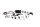 Screw set, bracket set, rubber bearing set, spring, spacers Triumph universell
