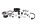 Screw set, bracket set, rubber bearing set, spring, spacers Triumph universell