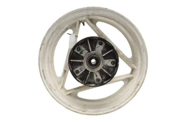 Cerchio ruota posteriore, 3 razze, bianco, supporto cuscinetto posteriore Ducati 906 Paso ZDM906 89-92