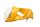 Vasen sivupaneelin lista, keltainen/valkoinen, 48060071A Ducati 906 Paso ZDM906 89-92
