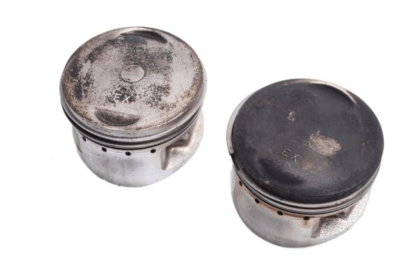 Coppia pistone cilindro anteriore posteriore fasce elastiche Yamaha XV 535 H Virago 2YL 88-95