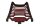 Radiator guard grille red engine cooling ventilation grille BMW R 80 RT 247 0444 82-84