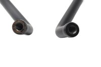 Round black handlebar mirror set left right classic Triumph universell