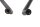 Round black handlebar mirror set left right classic Triumph universell