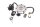 Ignition lock lock set, fuel tank lock Honda VTR 1000 Firestorm SC36 97-06