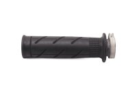 Throttle grip, right-hand grip, knurled rubber pattern...