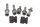 Motorcycle engine mount screws damping kit BMW K 1100 RS K589 0522 92-96