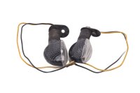 Paire de clignotants avant en verre transparent aspect...