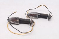 Par de intermitentes delanteros con efecto fibra de carbono transparente Honda VTR 1000 Firestorm SC36 97-06