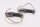 Par de intermitentes delanteros con efecto fibra de carbono transparente Honda VTR 1000 Firestorm SC36 97-06