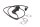 ABS-sensor bakbromssensor hastighet BMW K 1100 RS K589 0522 92-96