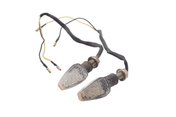 Achterste LED-richtingaanwijzers, set van twee, getint, carbonlook Honda VTR 1000 Firestorm SC36 97-06
