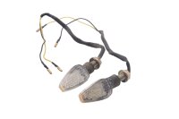 Rear LED indicators, pair, tinted, carbon look Honda VTR...