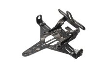 Porta targa, supporto fanale posteriore, copertura Ducati...