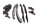 Timing chain, chain tensioner, guide rails Honda VTR 1000 Firestorm SC36 97-06