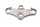 Bovenste vorkbrug, stuurkopbevestiging, klemblok Honda VTR 1000 Firestorm SC36 97-06