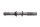 Framaxel, hjulaxel, framhjulsdistans BMW K 1100 RS K589 0522 92-96